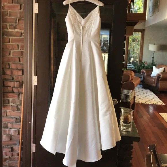 Eden Brides Elegantly Beaded Wedding Gown, 12 - Picture 2 of 13